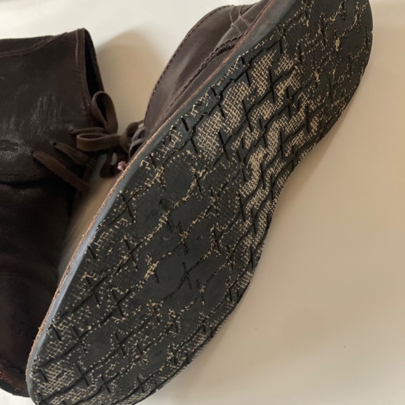 John Varvatos Star USA Deep Brown Leather Lace up Chukka Boots Men’s Size 10 - Picture 6 of 9